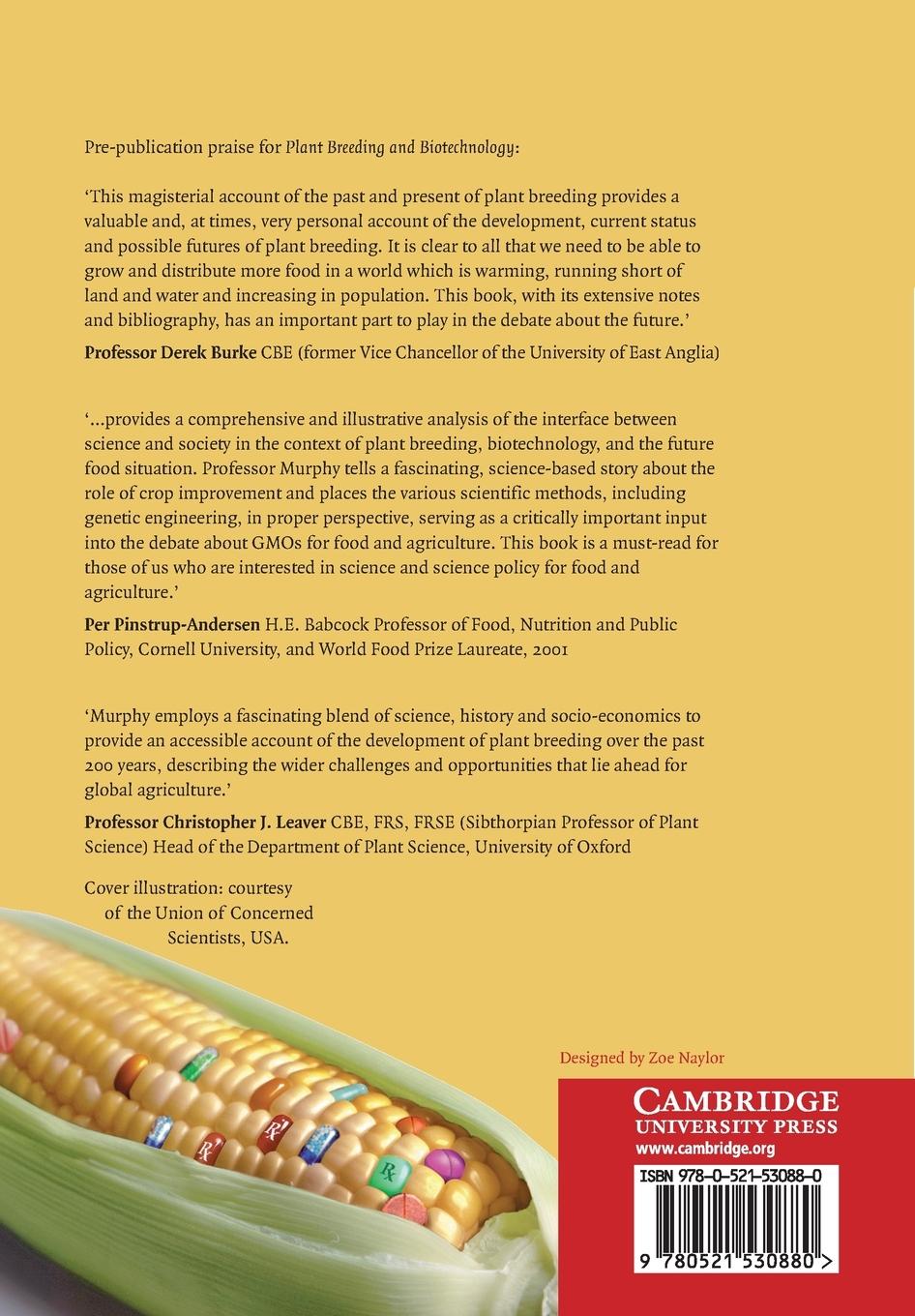 Rückseitencover Plant Breeding and Biotechnology