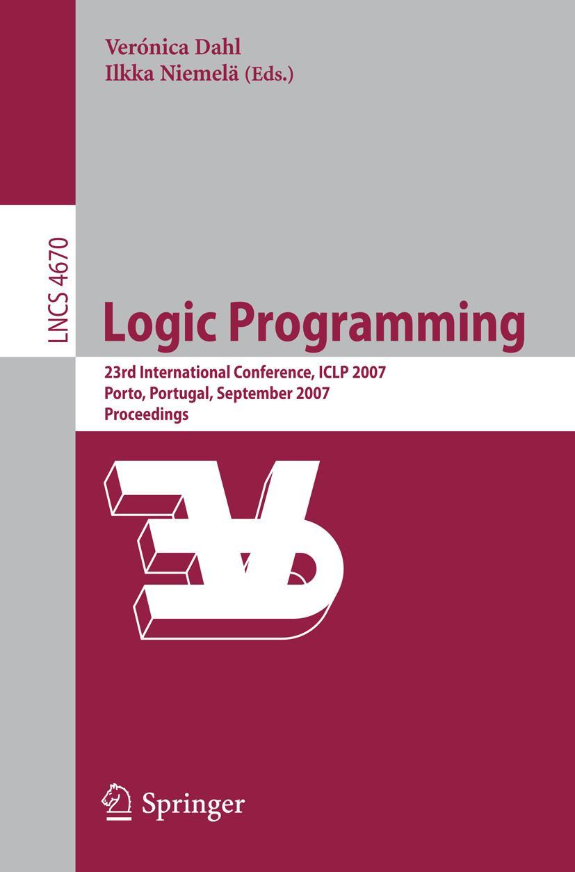 Vorderes Coverbild Logic Programming