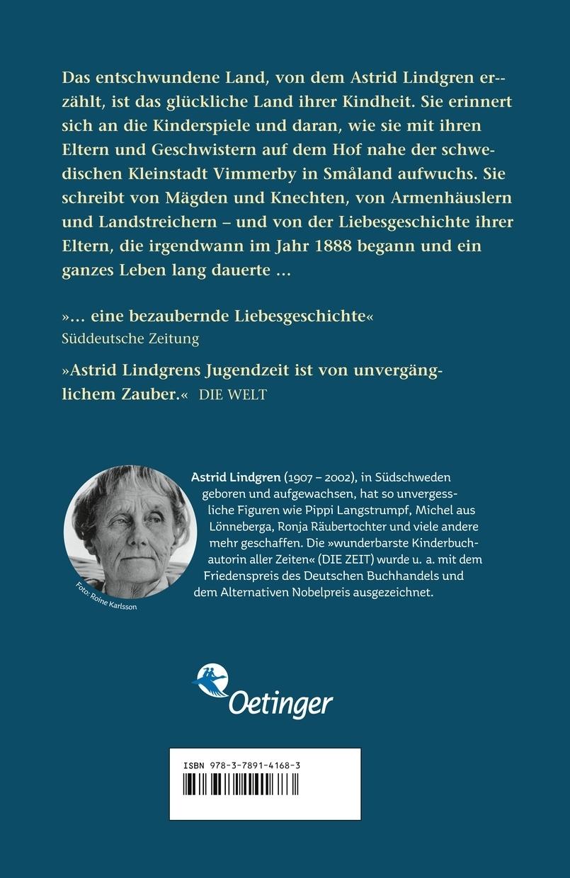 Rückseitencover Das entschwundene Land