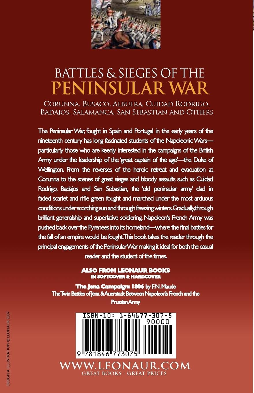 Rückseitencover Battles & Sieges of the Peninsular War
