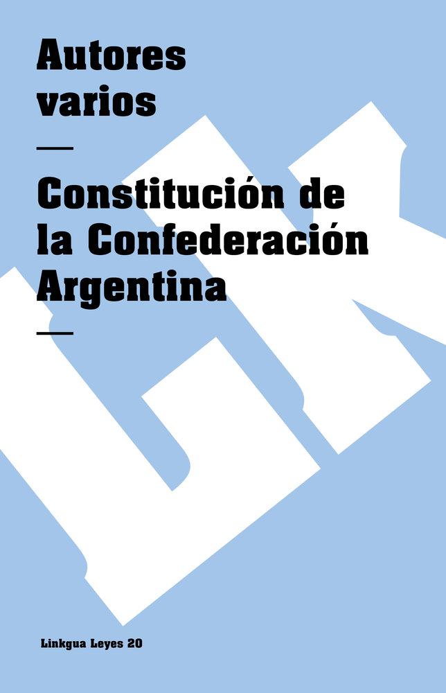 Vorderes Coverbild Constitución de la Confederación Argentina