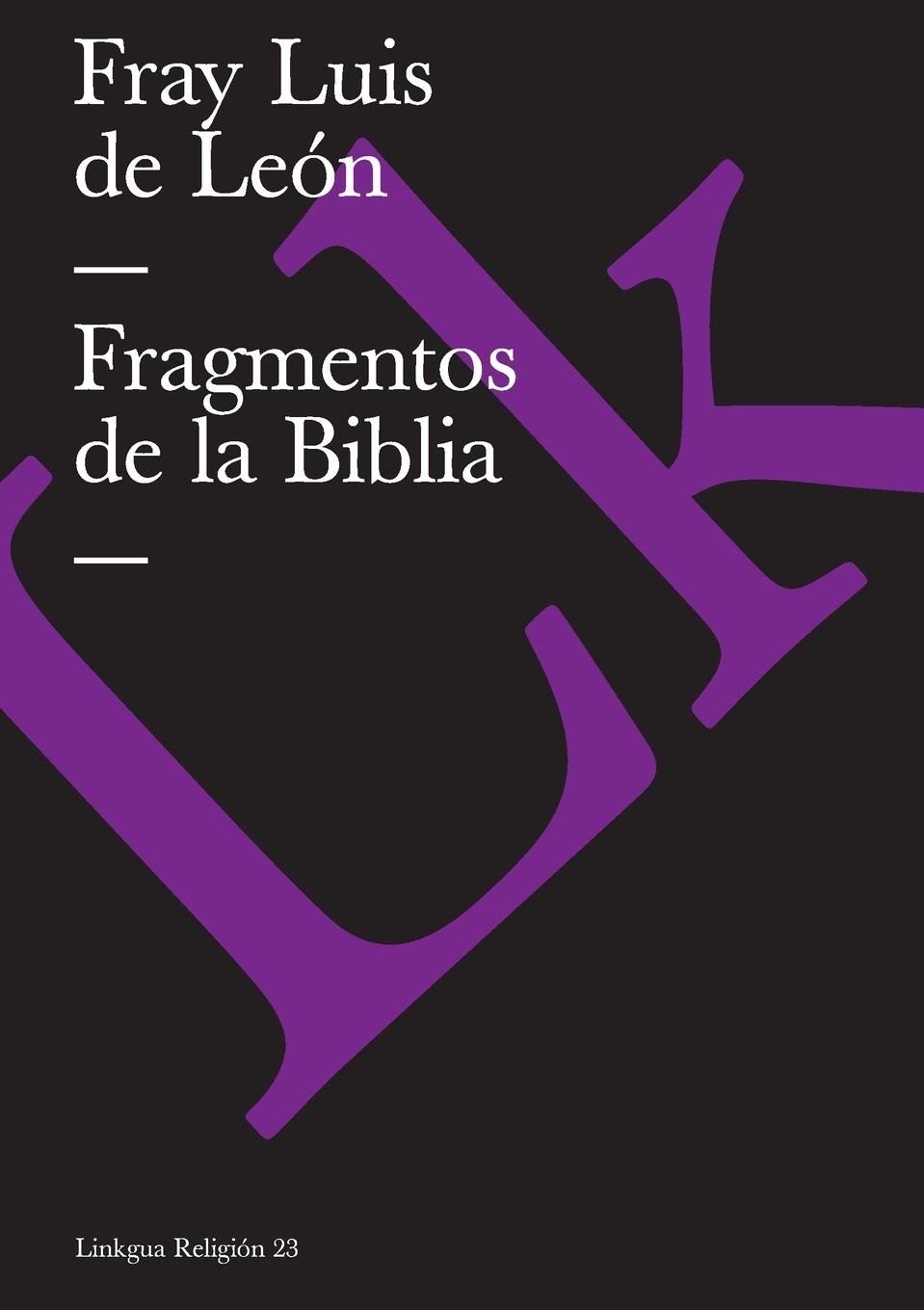 Vorderes Coverbild Fragmentos de la Biblia
