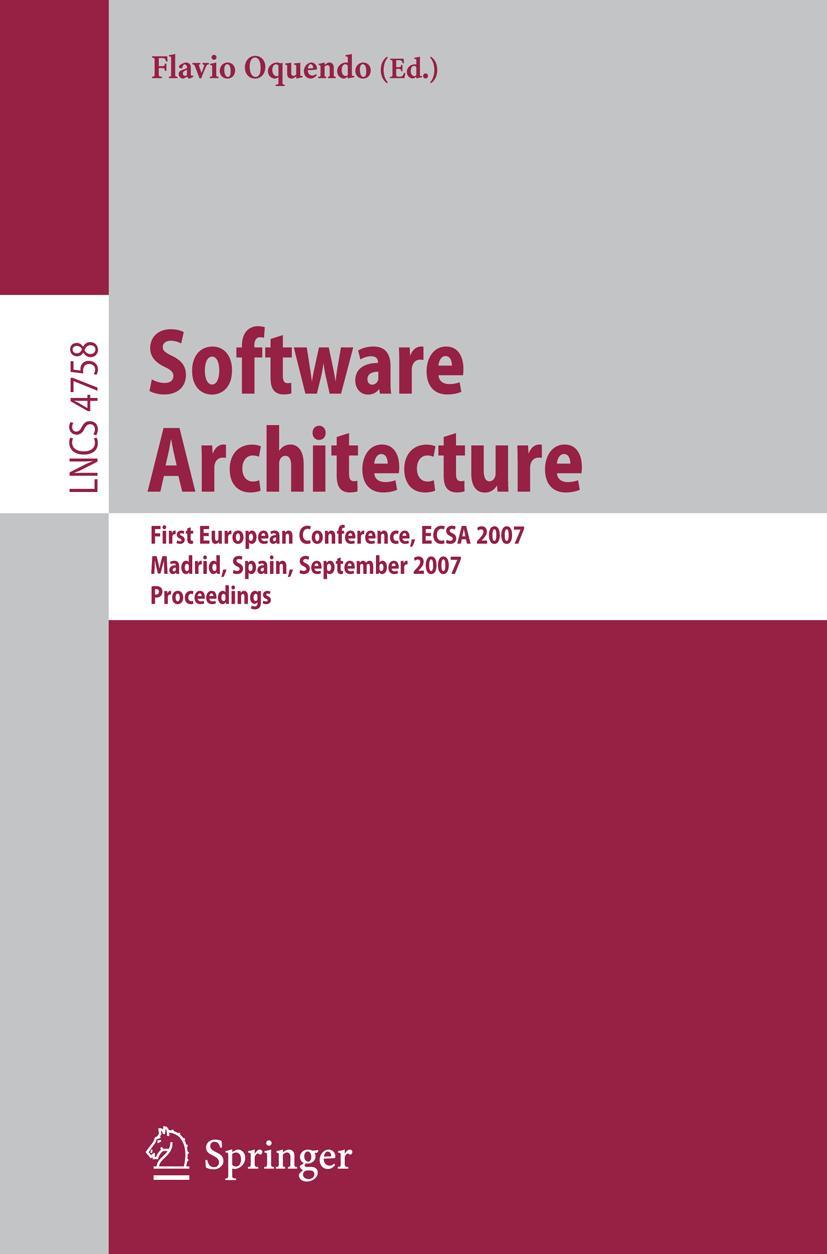 Vorderes Coverbild Software Architecture