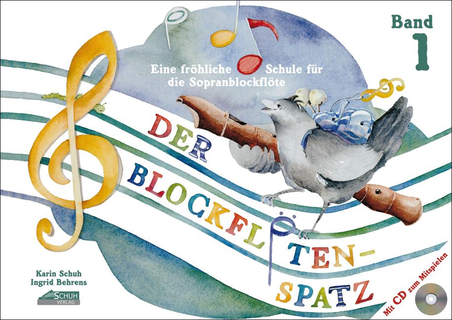 Vorderes Coverbild Der Blockflötenspatz (Mit Begleit-CD)