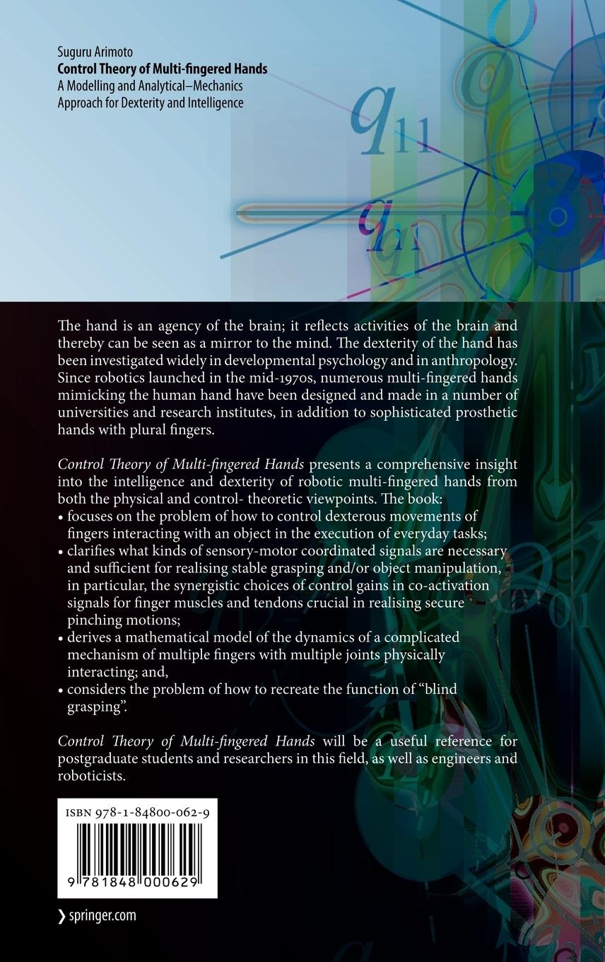 Rückseitencover Control Theory of Multi-fingered Hands