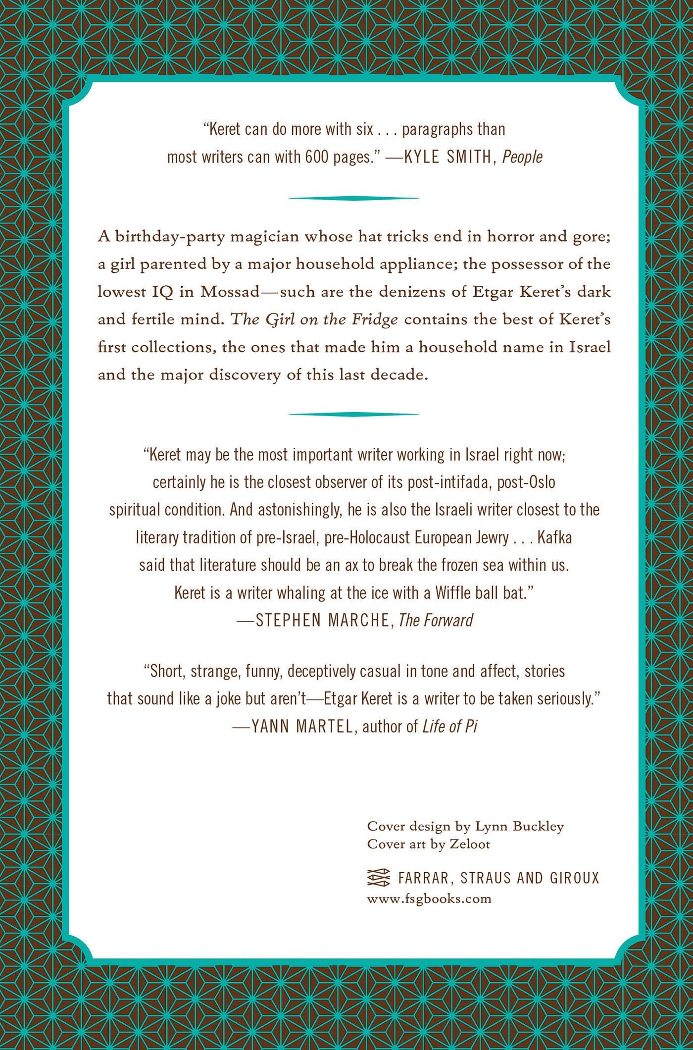 Rückseitencover Girl on the Fridge