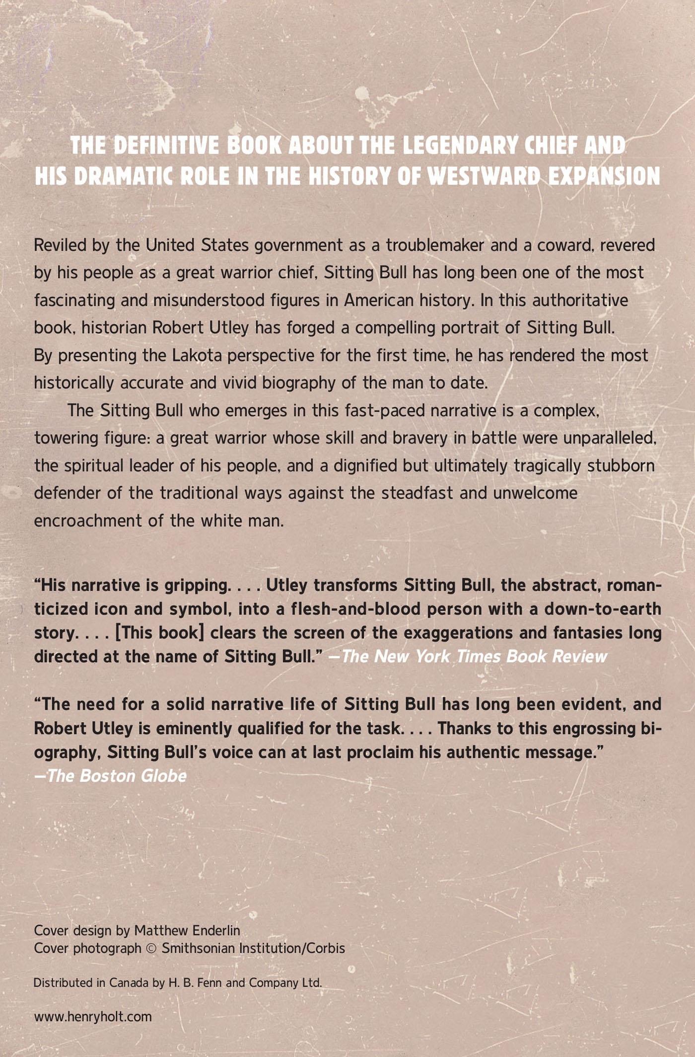 Rückseitencover Sitting Bull