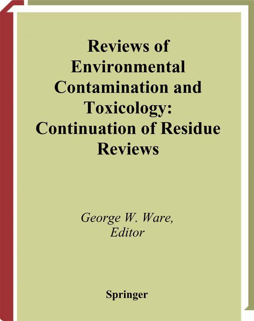 Vorderes Coverbild Reviews of Environmental Contamination and Toxicology