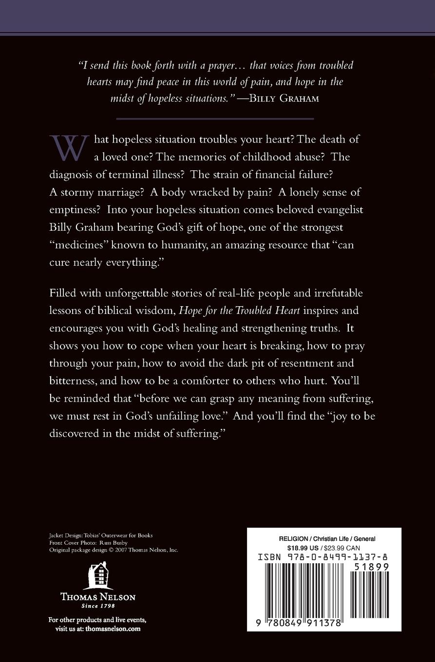 Rückseitencover The Hope for the Troubled Heart
