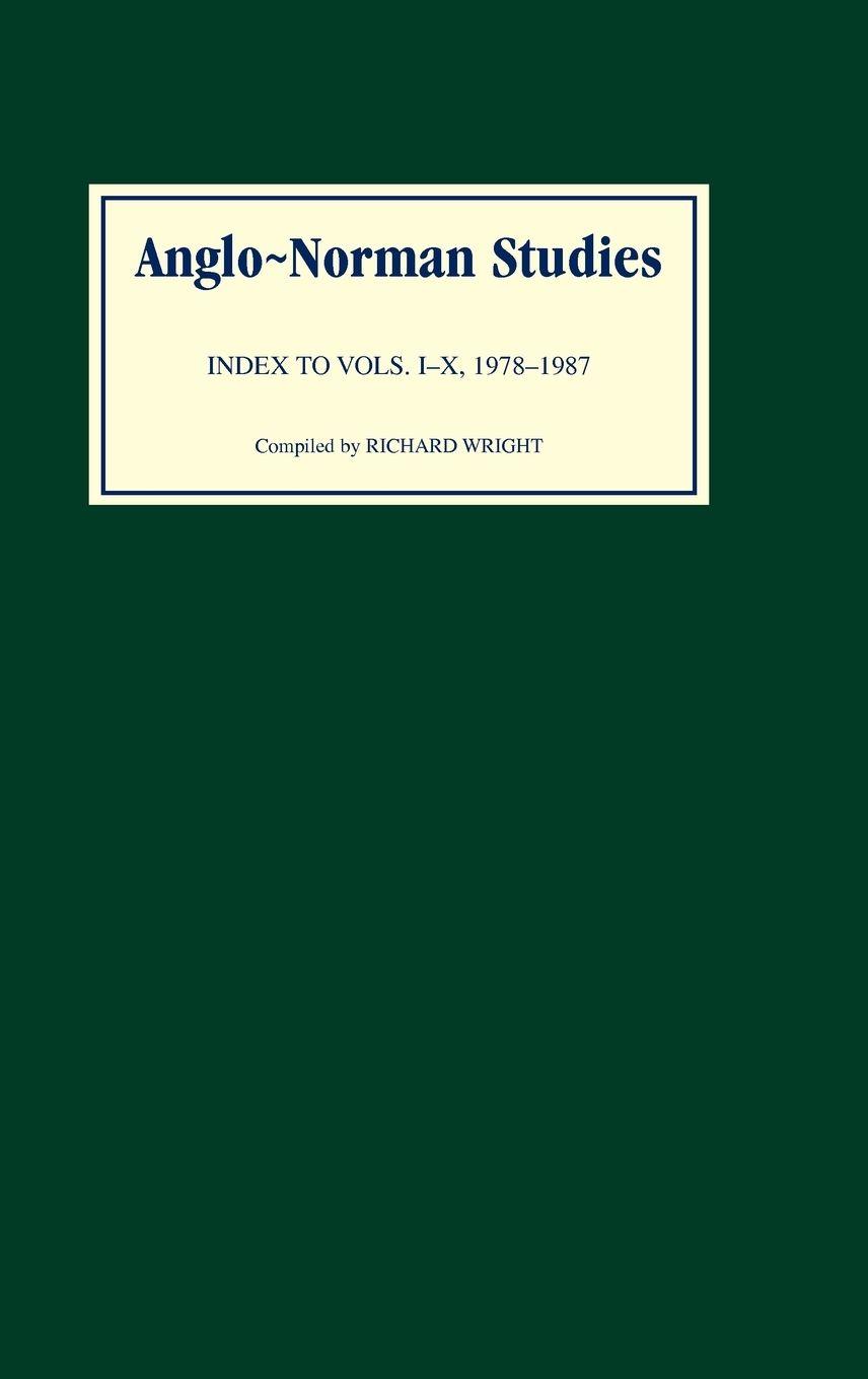 Vorderes Coverbild Anglo-Norman Studies