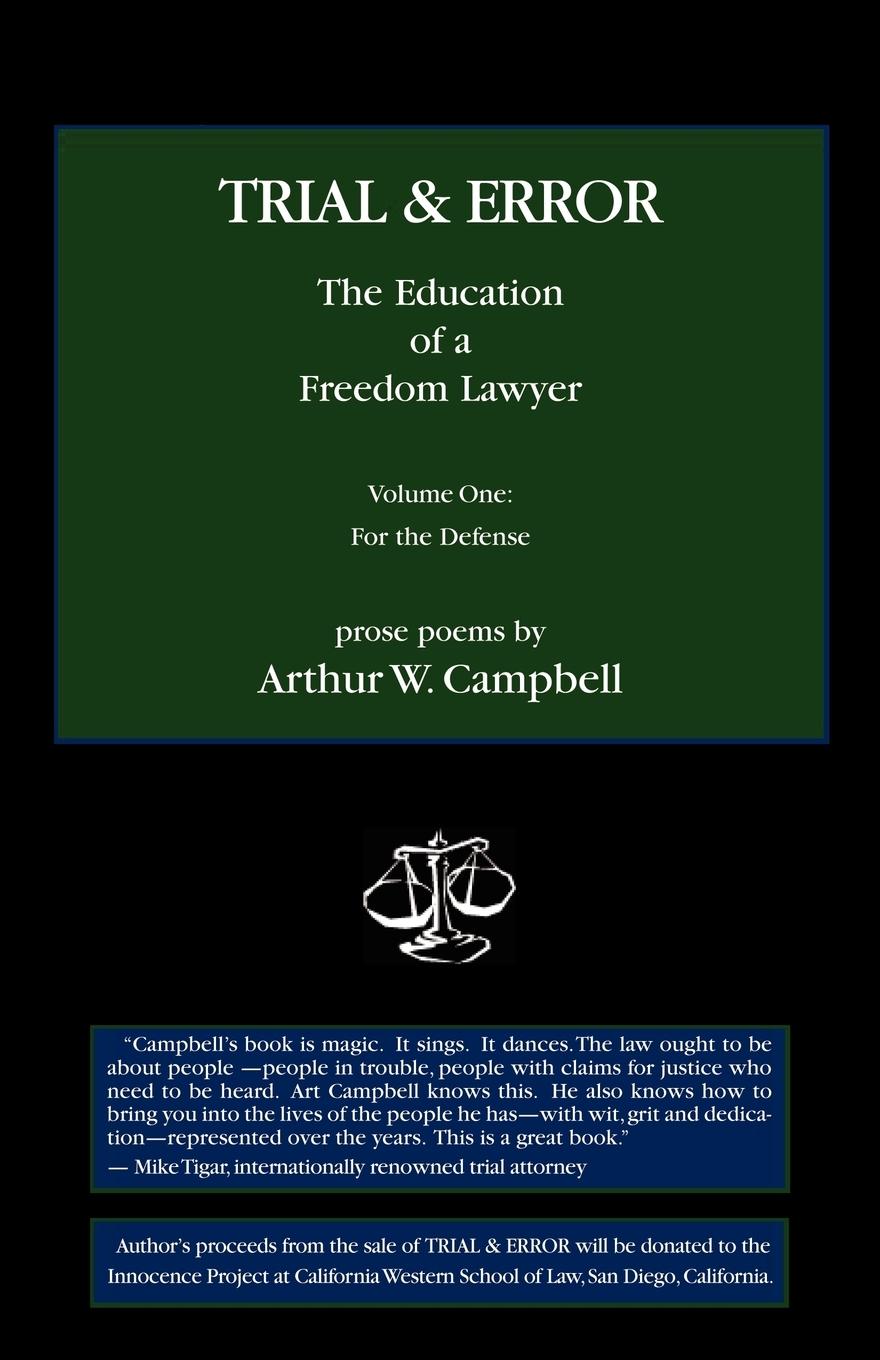 Vorderes Coverbild TRIAL & ERROR The Education of a Freedom Lawyer Volume One