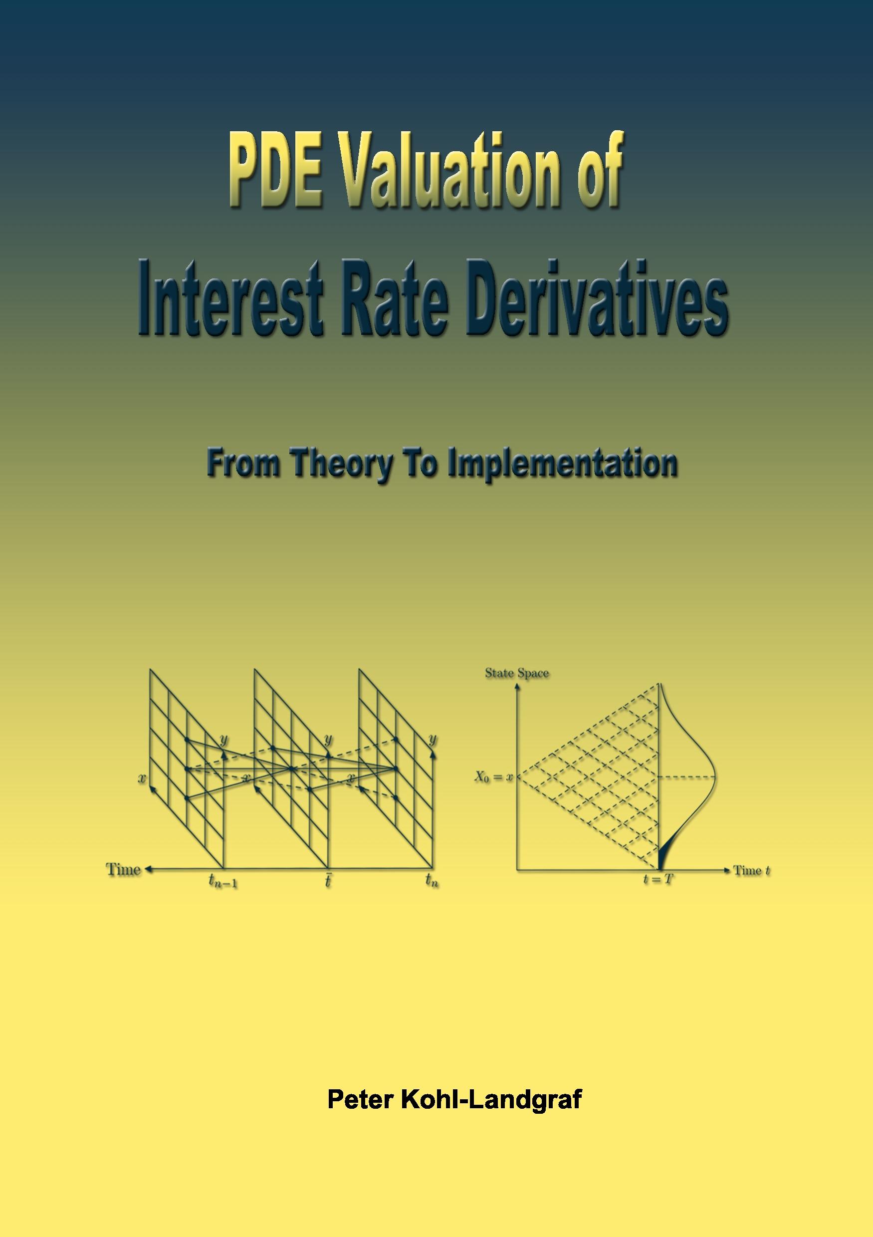 Vorderes Coverbild PDE Valuation of Interest Rate Derivatives