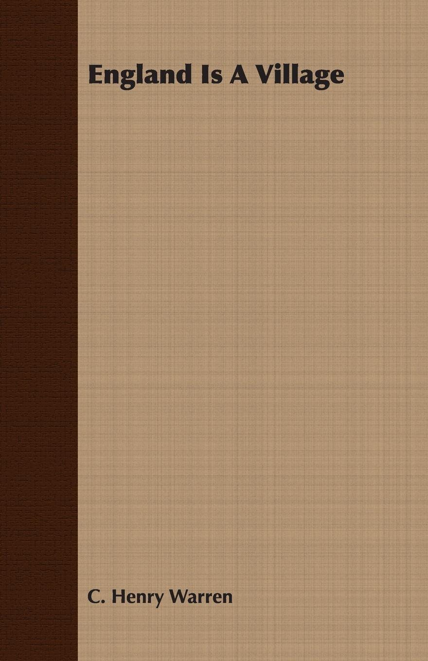 Vorderes Coverbild England Is a Village