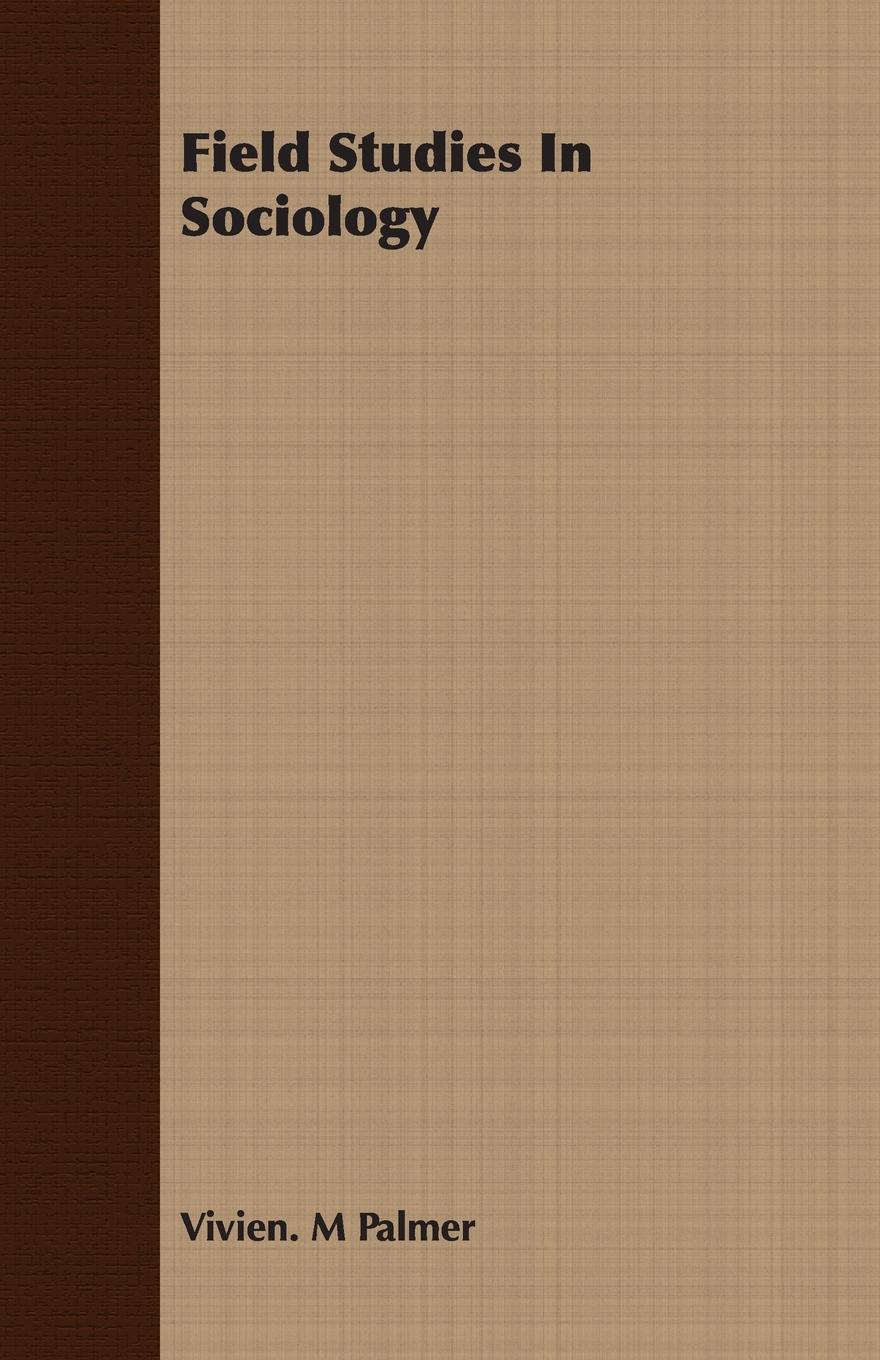 Vorderes Coverbild Field Studies In Sociology