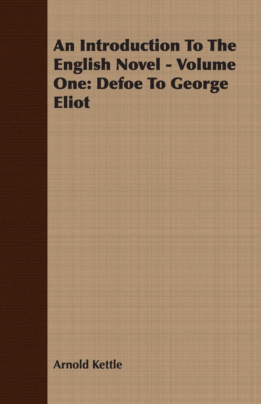 Vorderes Coverbild An Introduction to the English Novel - Volume One