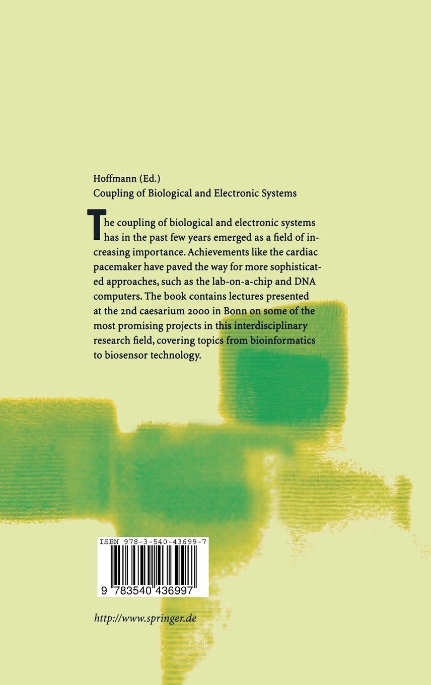 Rückseitencover Coupling of Biological and Electronic Systems