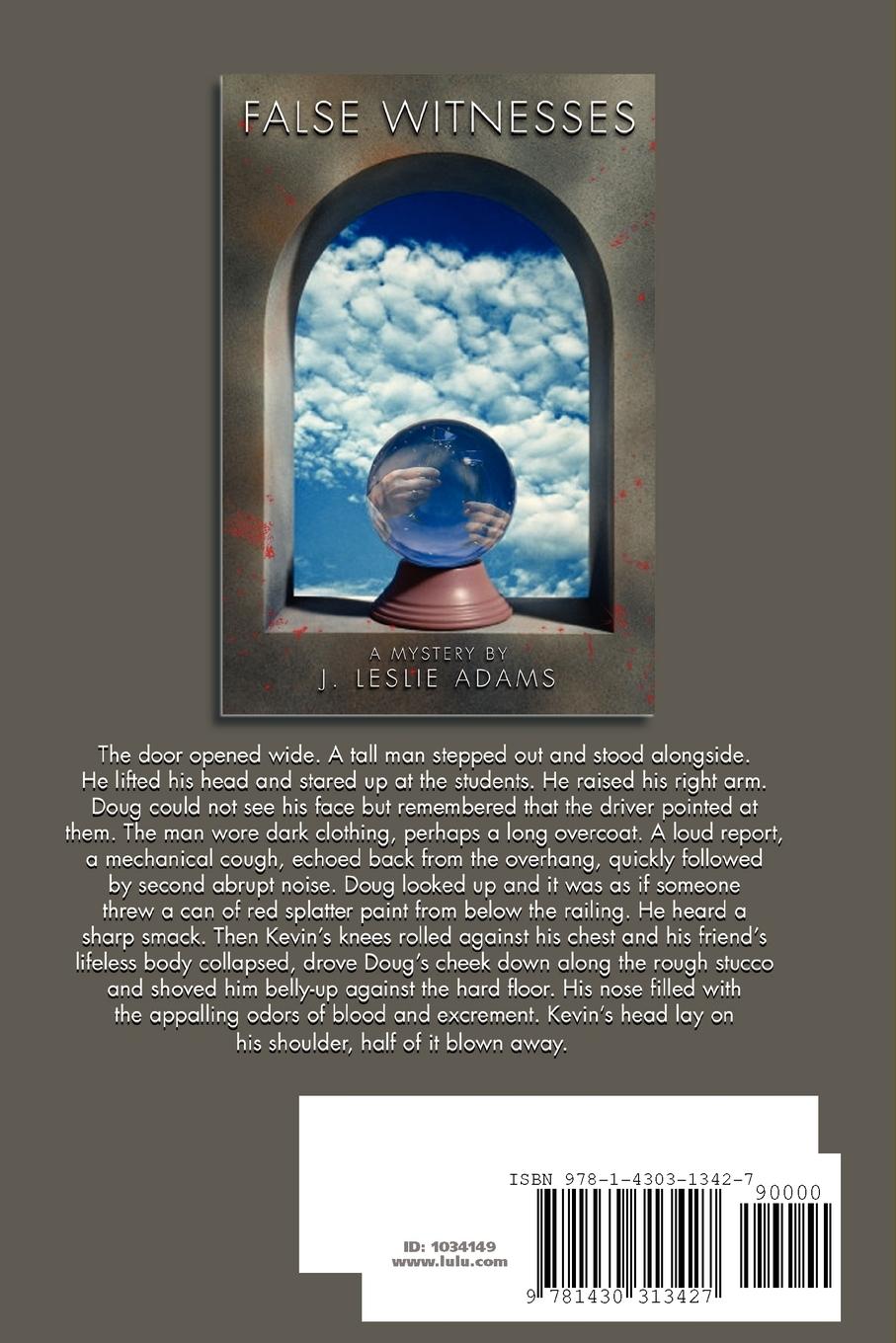 Rückseitencover False Witnesses