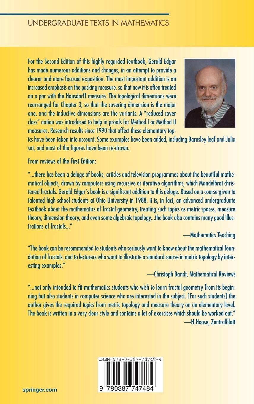 Rückseitencover Measure, Topology, and Fractal Geometry