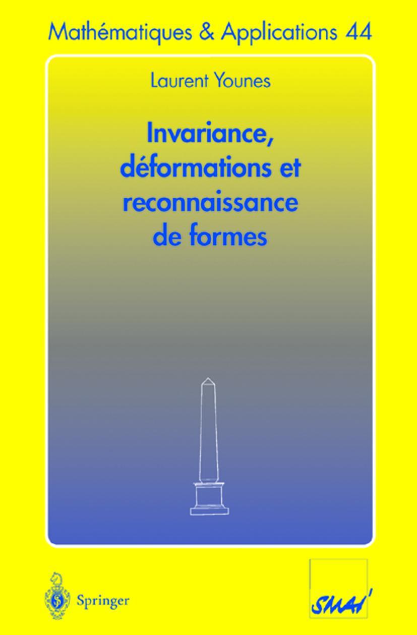 Vorderes Coverbild Invariance, déformations et reconnaissance de formes