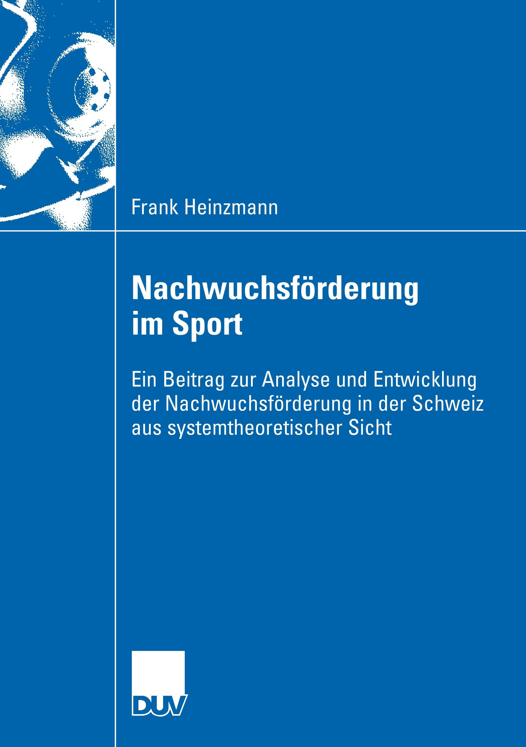 Vorderes Coverbild Nachwuchsförderung im Sport