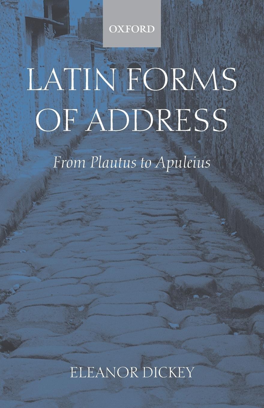 Vorderes Coverbild Latin Forms of Address