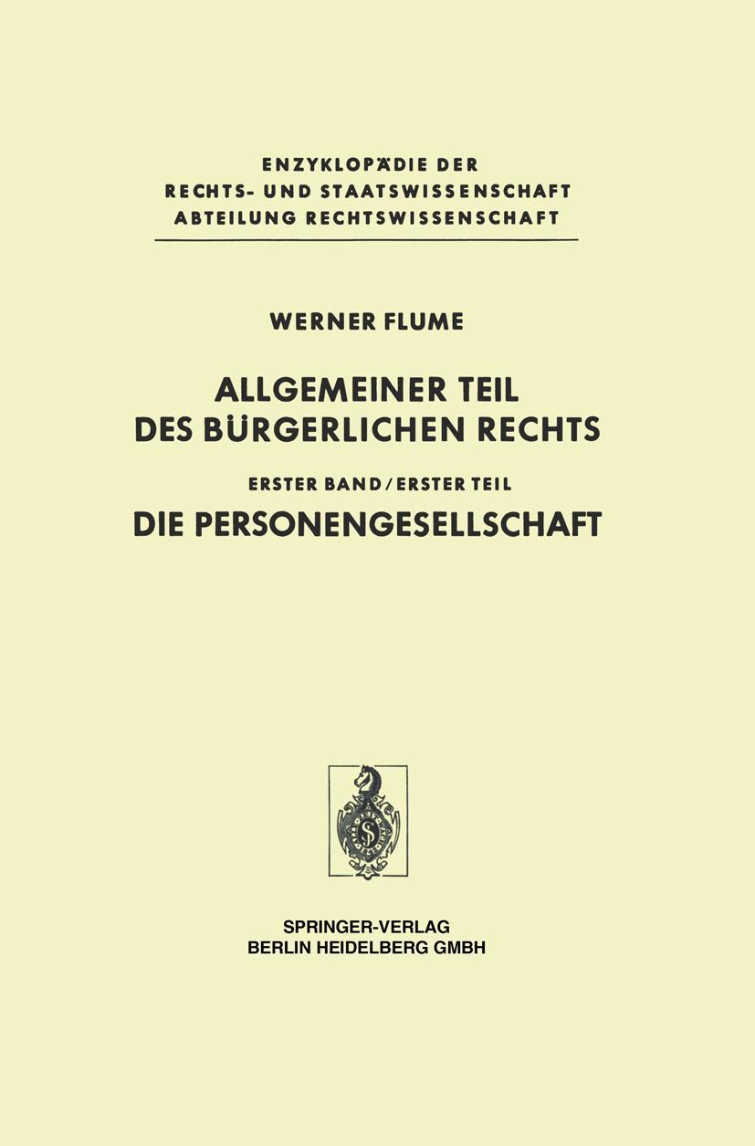 Vorderes Coverbild Allgemeiner Teil des Bürgerlichen Rechts