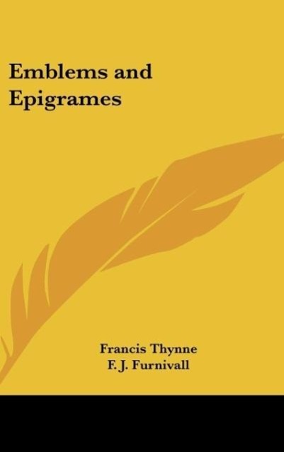Vorderes Coverbild Emblems and Epigrames