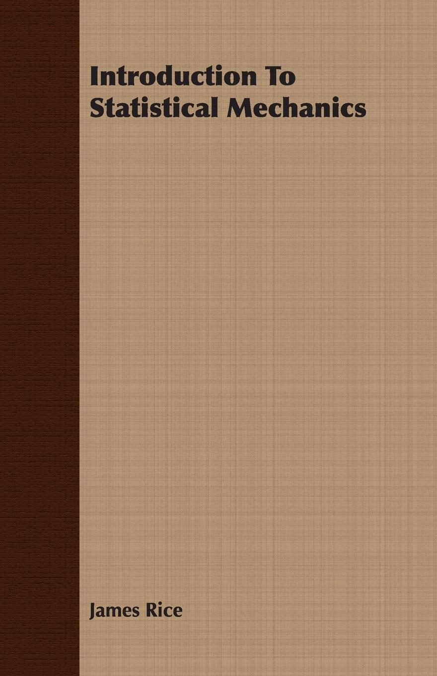 Vorderes Coverbild Introduction To Statistical Mechanics