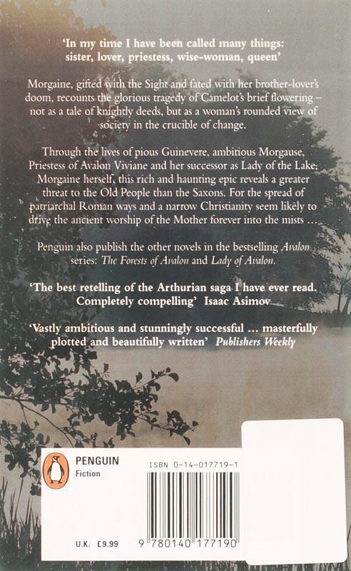 Rückseitencover The Mists of Avalon