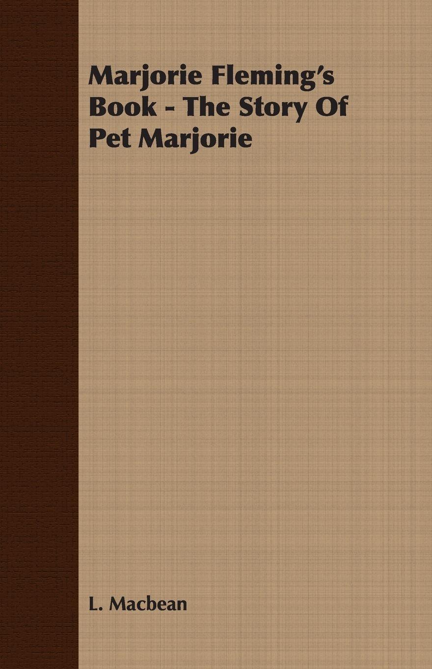 Vorderes Coverbild Marjorie Fleming's Book - The Story of Pet Marjorie