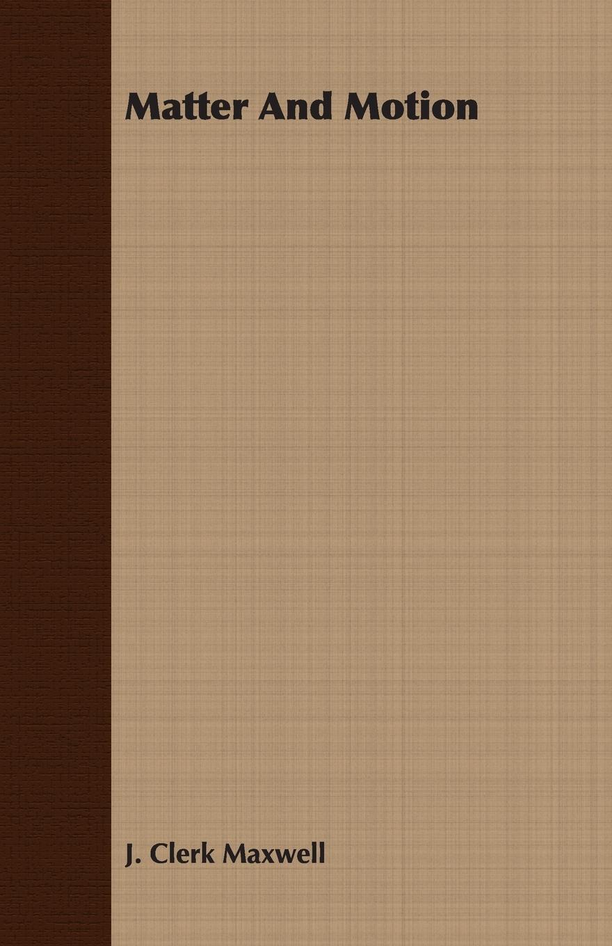 Vorderes Coverbild Matter and Motion