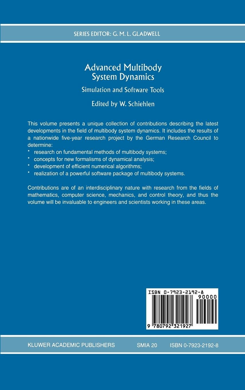 Rückseitencover Advanced Multibody System Dynamics