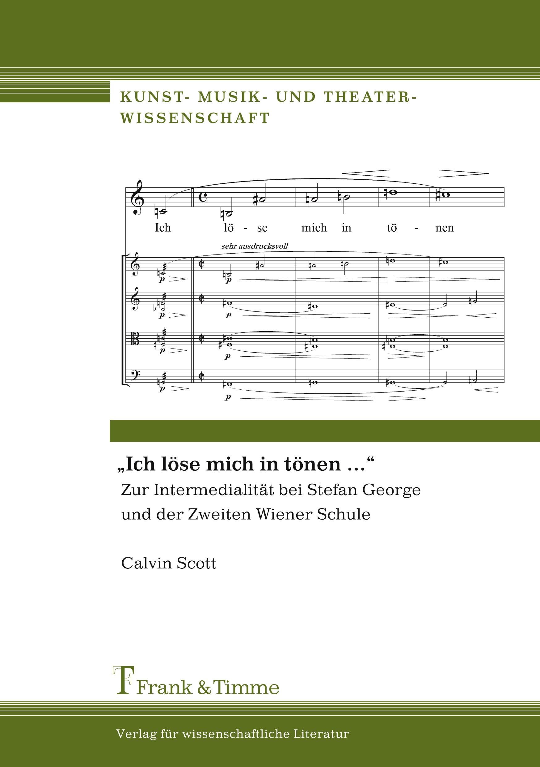 Vorderes Coverbild ¿Ich löse mich in tönen ...¿