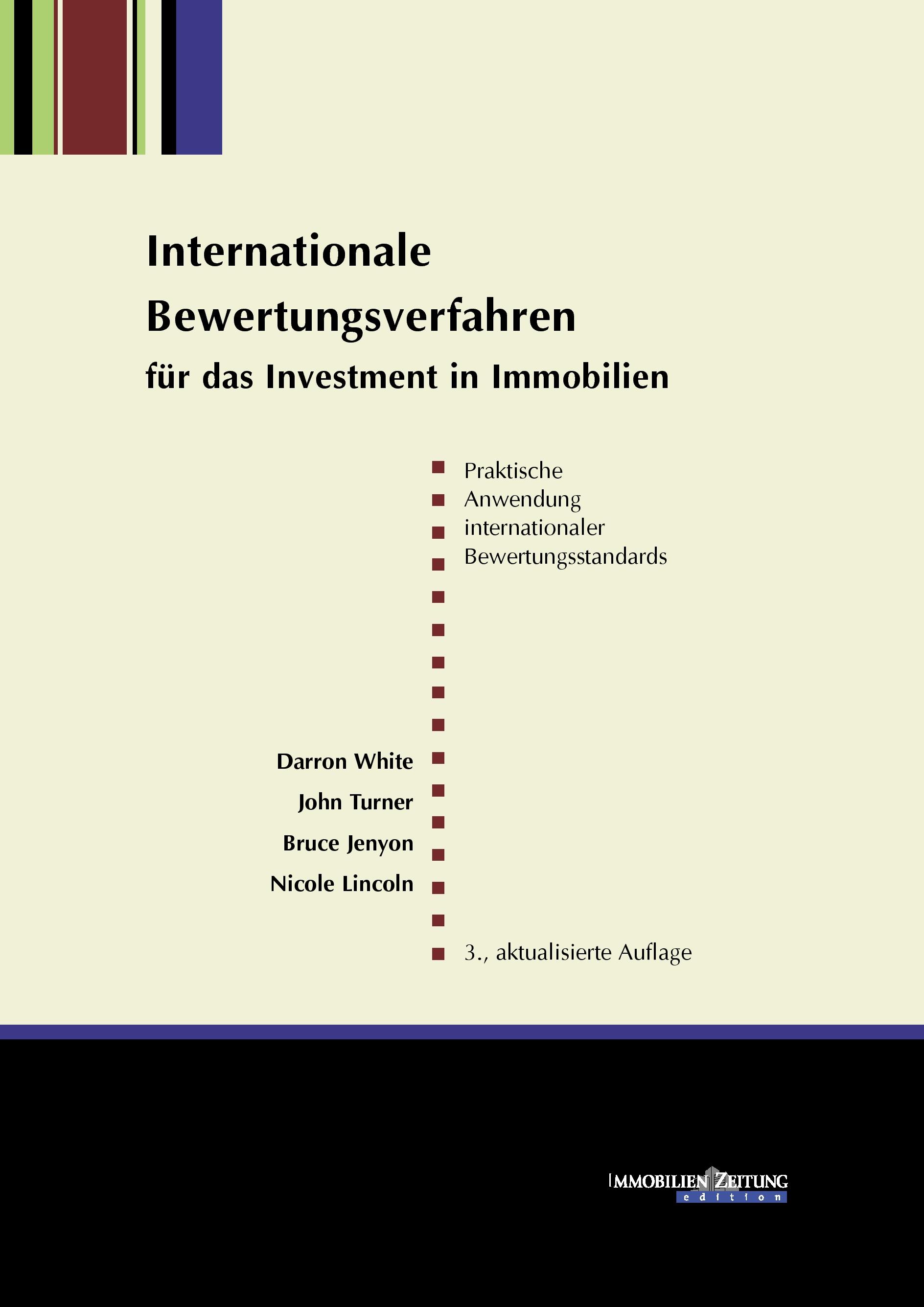Vorderes Coverbild Internationale Bewertungsverfahren für das Investment in Immobilien