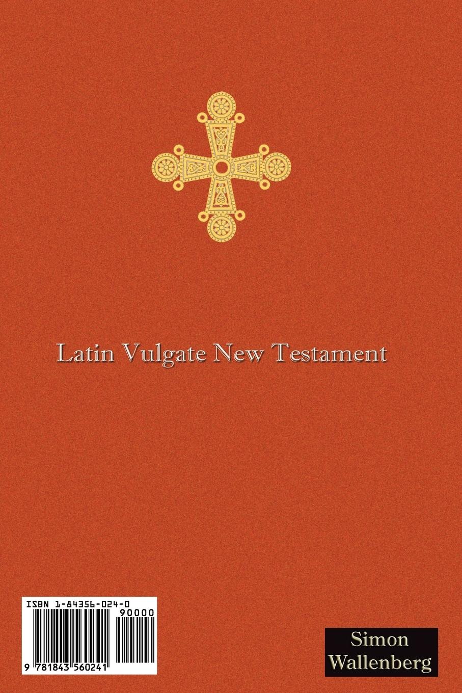 Rückseitencover Novum Testamentum Latine (Latin Vulgate New Testament, The Latin New Testament)