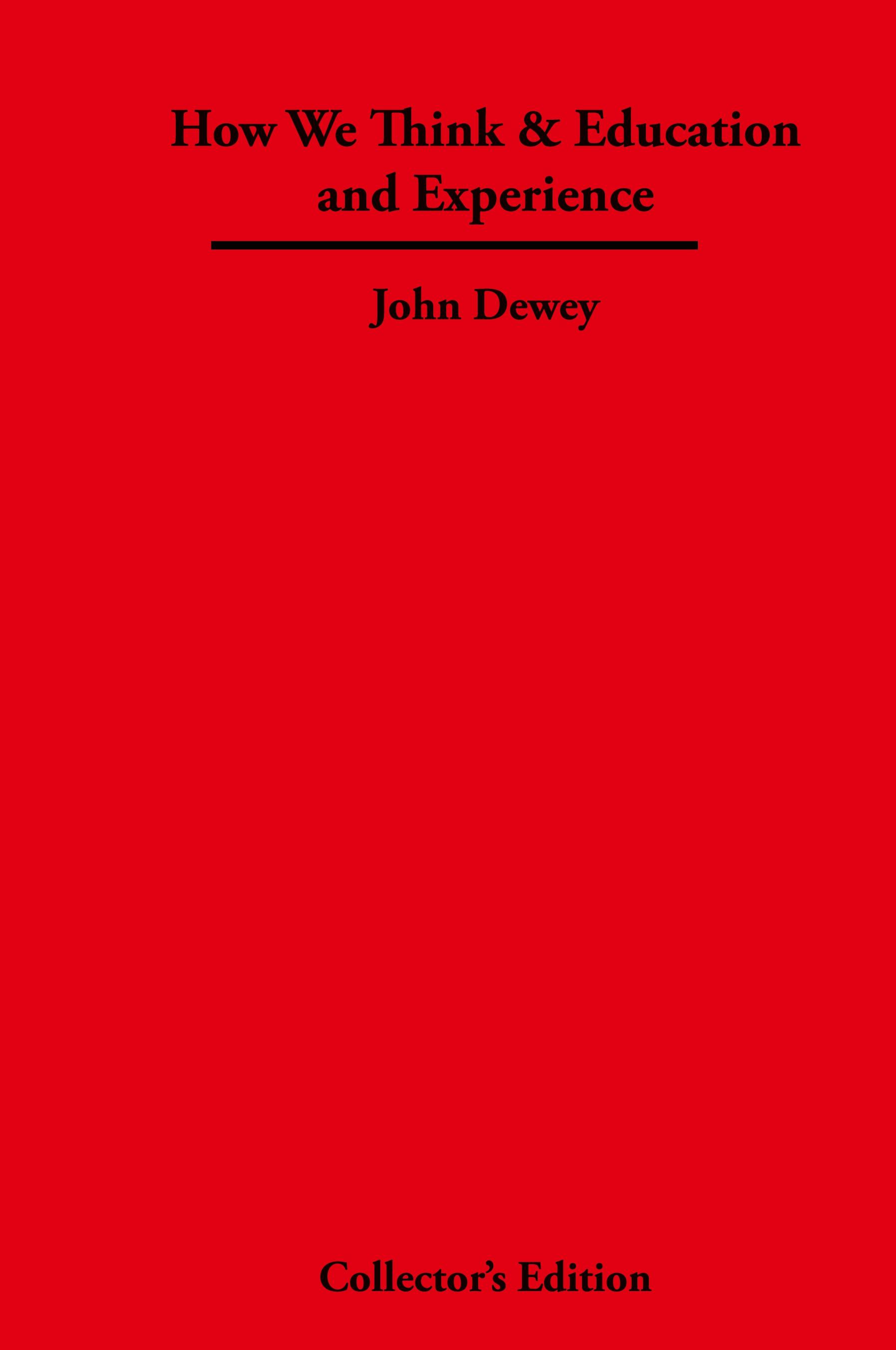 Vorderes Coverbild How We Think & Education and Experience