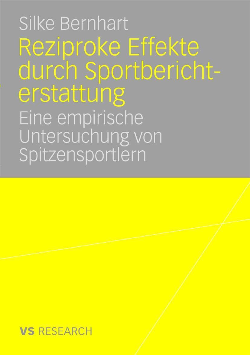Vorderes Coverbild Reziproke Effekte durch Sportberichterstattung
