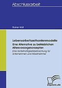 Vorderes Coverbild Lebensarbeitszeitkontenmodelle - eine Alternative zu betrieblichen Altersvorsorgekonzepten