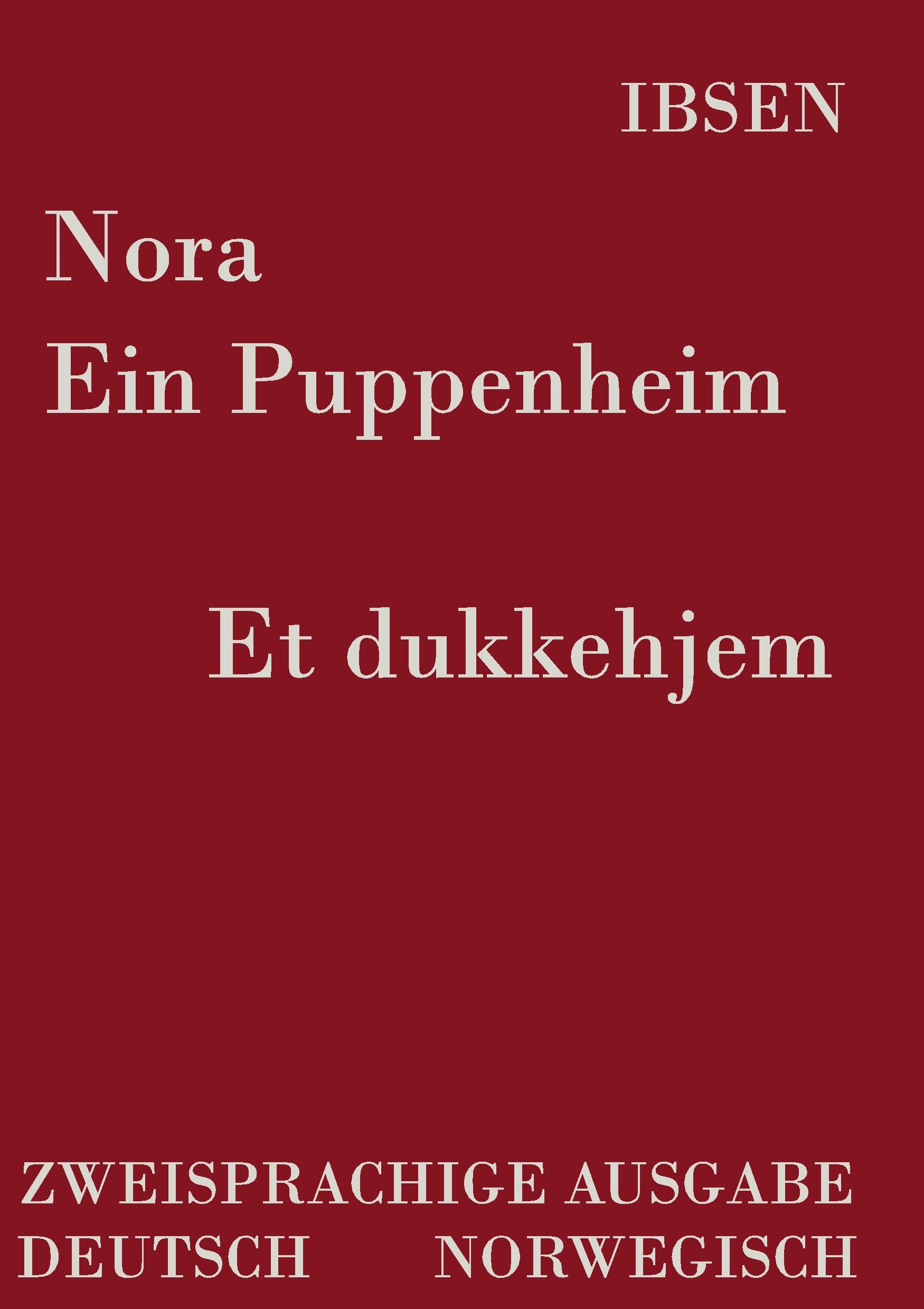 Vorderes Coverbild Nora - Ein Puppenheim / Et dukkehjem