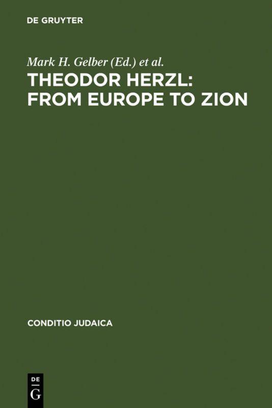 Vorderes Coverbild Theodor Herzl: From Europe to Zion