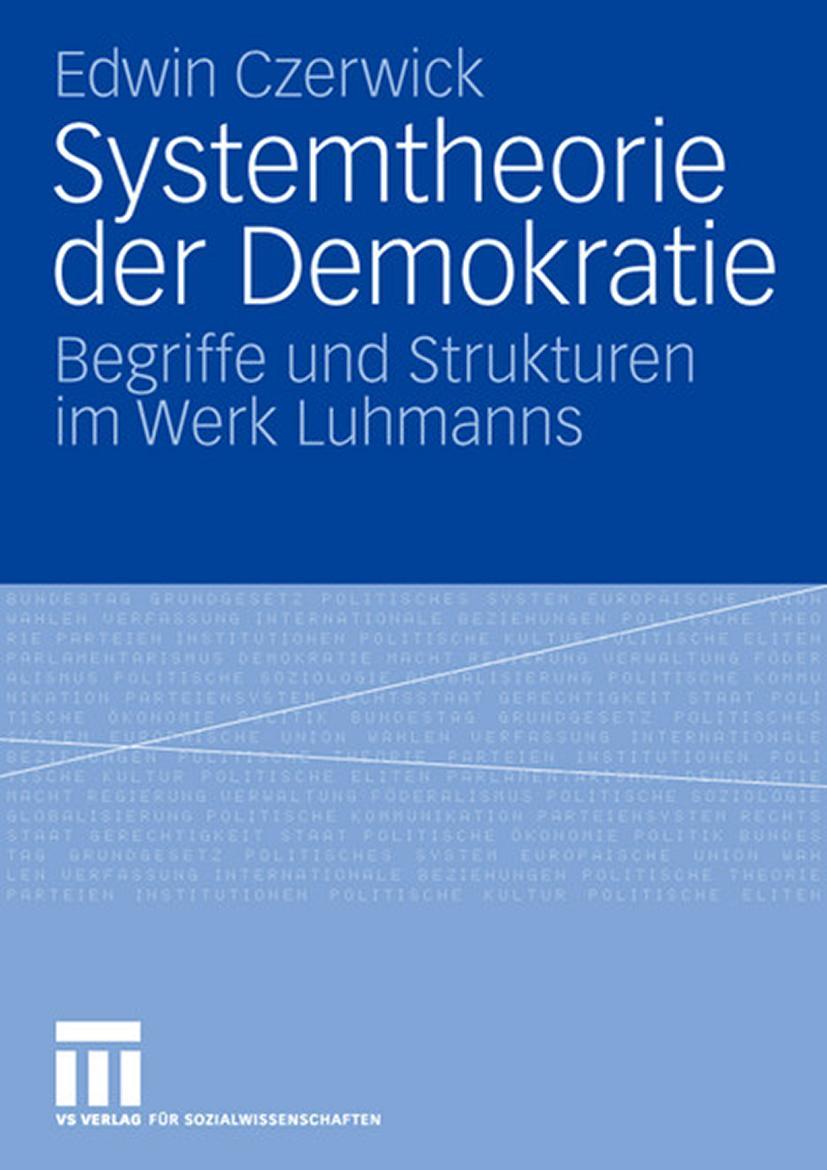 Vorderes Coverbild Systemtheorie der Demokratie