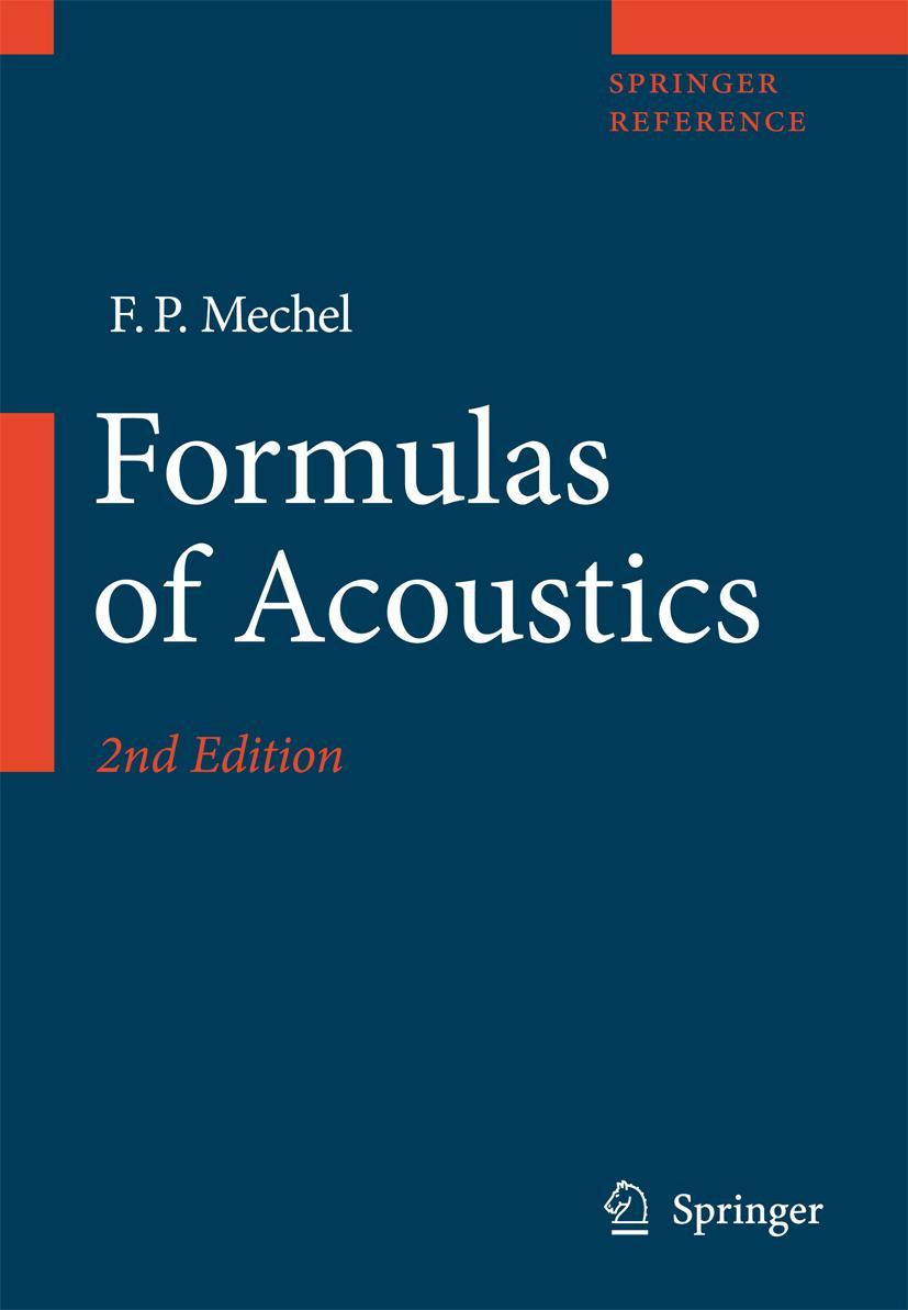 Vorderes Coverbild Formulas of Acoustics