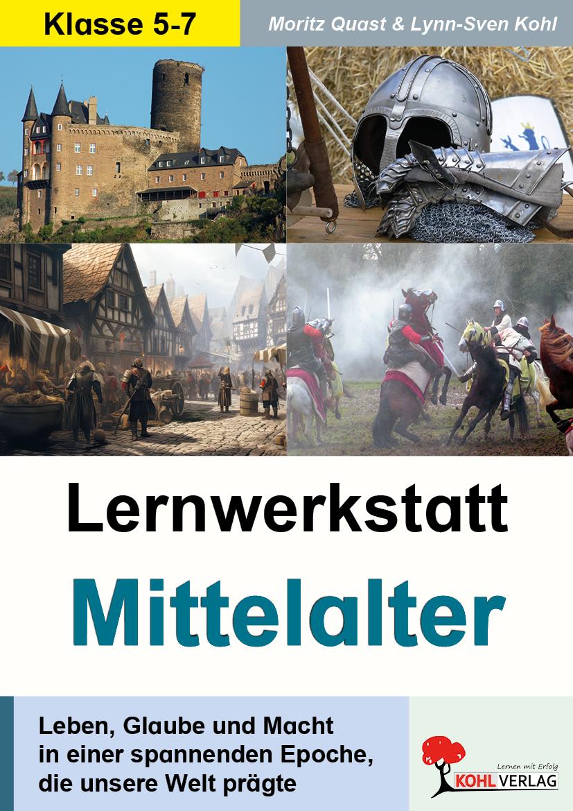 Vorderes Coverbild Lernwerkstatt - Mit dem Fahrstuhl ins Mittelalter