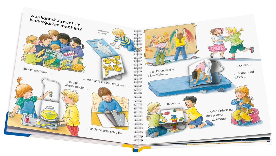 Beispielinhalt (Bild) Wieso? Weshalb? Warum? junior, Band 24: Mein Kindergarten