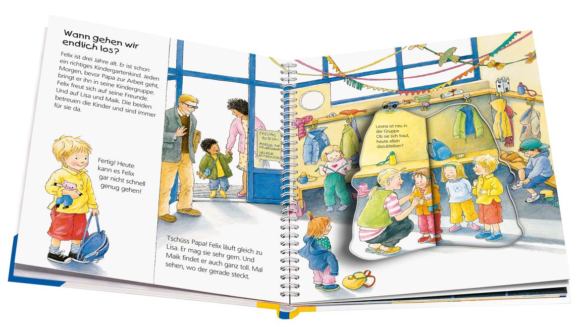 Beispielinhalt (Bild) Wieso? Weshalb? Warum? junior, Band 24: Mein Kindergarten