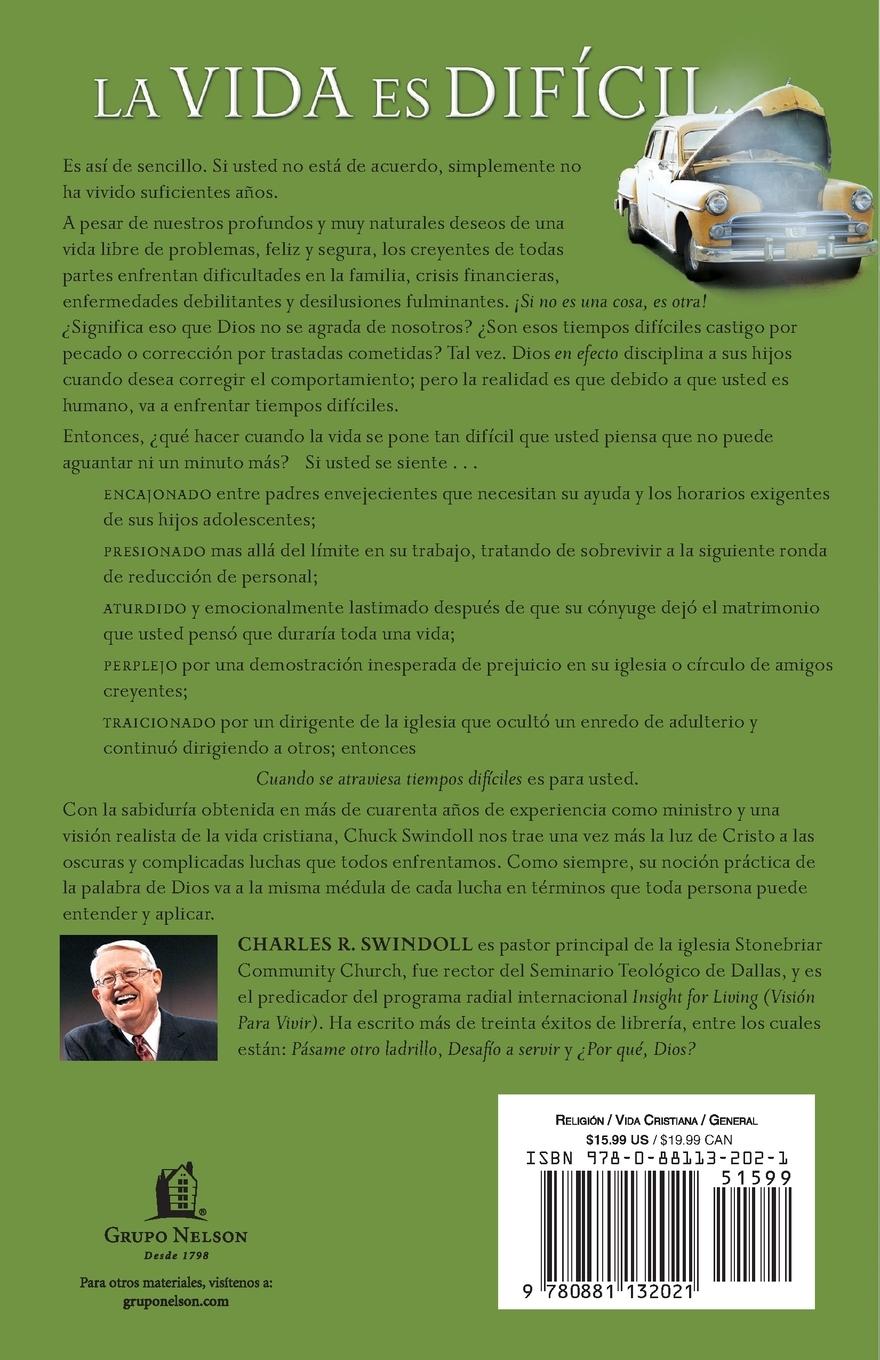 Rückseitencover Cuando Se Atraviesa Tiempos Dificiles