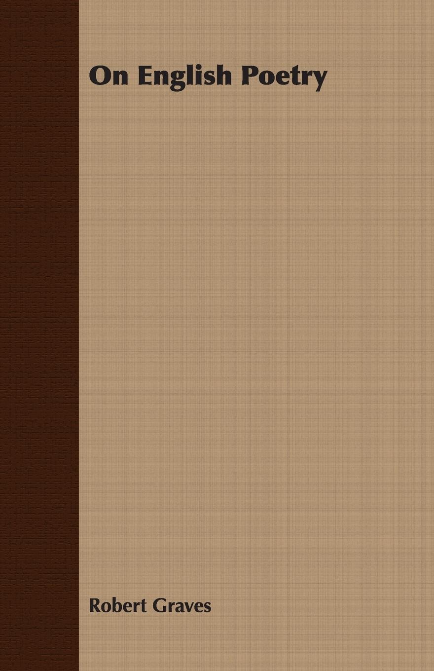 Vorderes Coverbild On English Poetry
