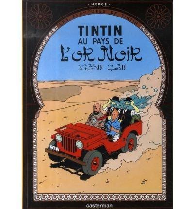 Vorderes Coverbild Les Aventures de Tintin. Au pays de l'or noir