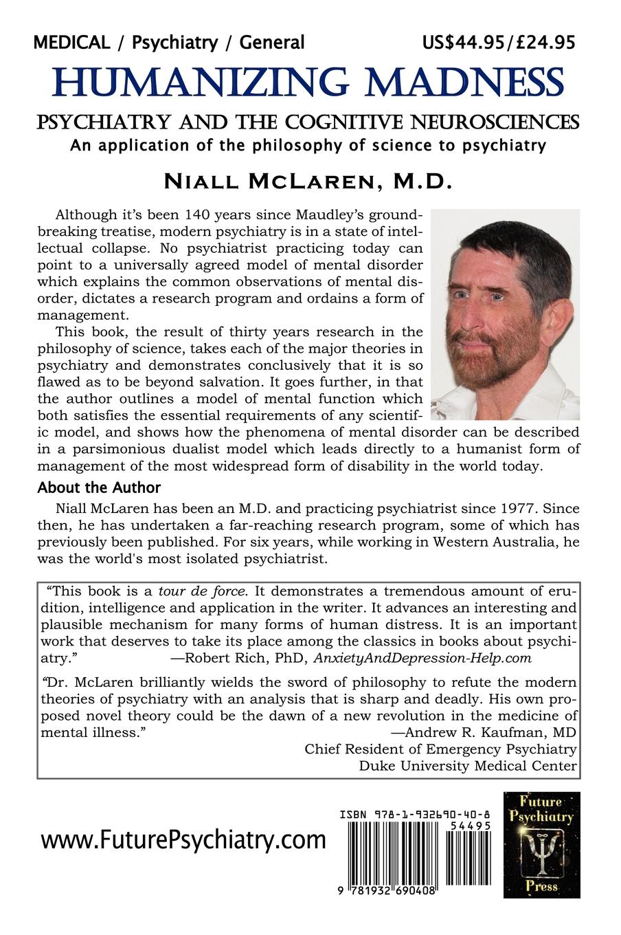 Rückseitencover Humanizing Madness