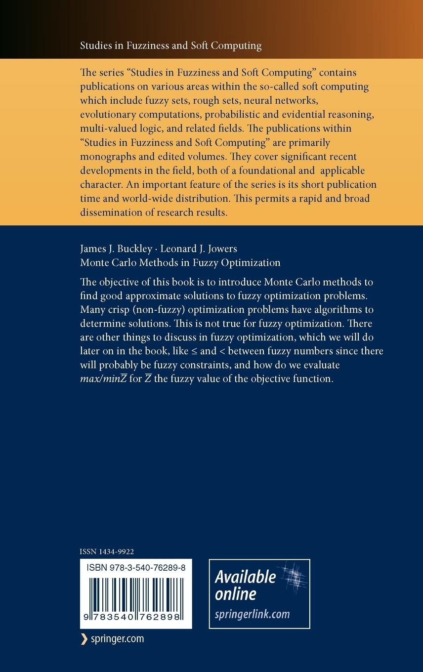 Rückseitencover Monte Carlo Methods in Fuzzy Optimization